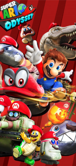 Super Mario Odyssey iPhone Wallpaper