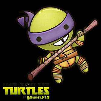 Donatello Kawaii Mutant Ninja Turtles By Squidpig