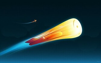 Fire Rocket Wallpaper HD