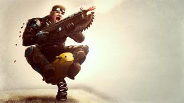 Wallpaper Gears Of War Damon Baird Video Games