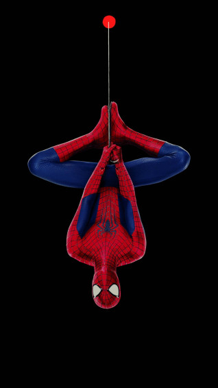 Hanging Spider Wallpaper