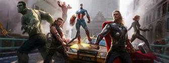The Avengers Concept Art Wallpaper HD