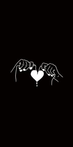 Wallpaper Dark Broken Heart