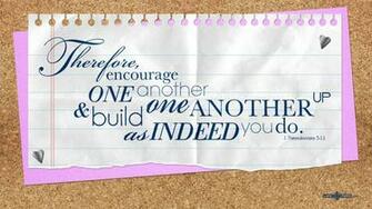 Bible Verses Friends Encouraging One Another