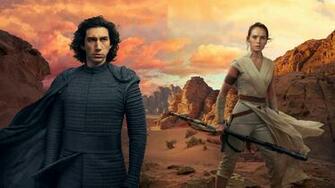 Kylo Ren And Rey In Star Wars The Rise Of Skywalker