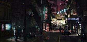 Neuromancer Chiba City Streets By Andrew Porter X Post R
