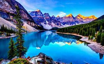 Moraine Lake Desktop Wallpaper Nice