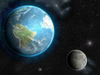 Earth Moon Wallpaper Stock Photos