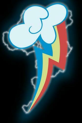 Rainbow Dash Cutie Mark iPhone Wallpaper S