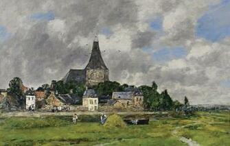 Wallpaper Landscape Home Picture Eugene Boudin