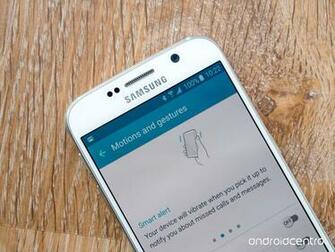 Motion And Gesture Options On The Galaxy S6 Android Central
