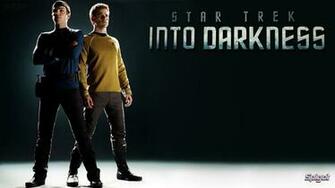 Image Text Spock And Kirk Start Trek Into Darkness Poster