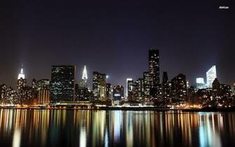 New York Skyline World Wallpaper Pixel City HD