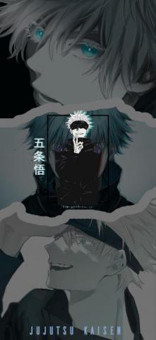 Satoru Gojo In Anime Background Jujutsu Kaisen Wallpaper