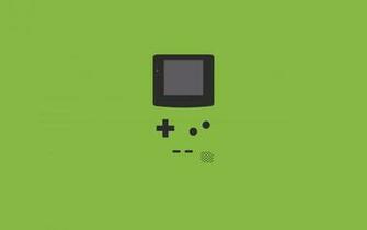 Green Minimalistic Gameboy HD Wallpaper