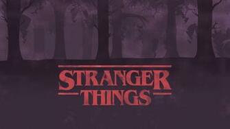 Stranger Things Aesthetic Laptop Wallpaper Top