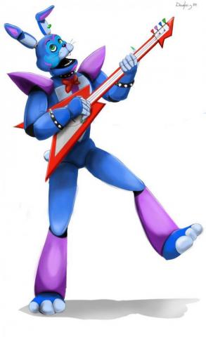 Glamrock Bonnie Fivenightsatfreddys Anime Fnaf Art