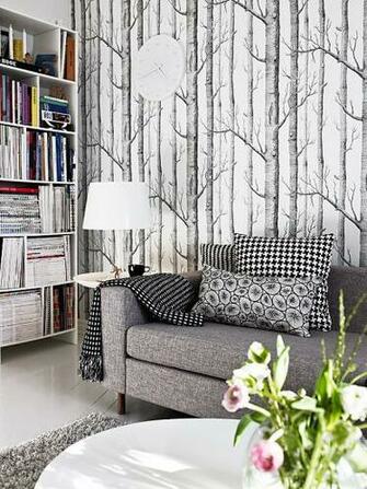 If You Want To Commit The Pattern Try Birch Tree Wallpaper Myself