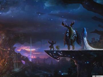 Tyrande Whisperwind With Malfurion Stormrage World Of Warcraft