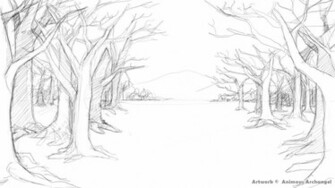 Next I Draw Using Negative Space Method This Drawing Took