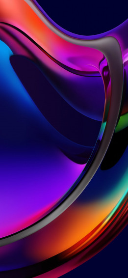 Iridescence Dark By Ar7 iPhone Wallpaper