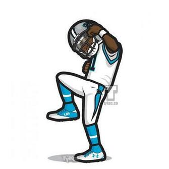 Instagram Cam Newton End Zone Celebration Tyke