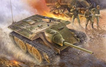 Wallpaper German E10 Tank Destroyer Ww2