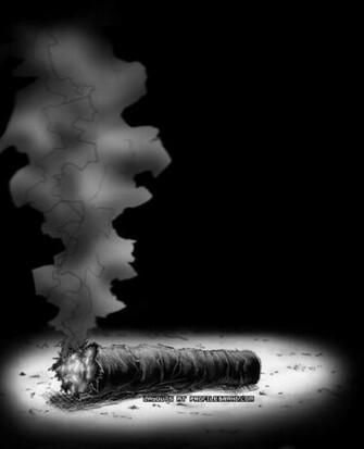 Smoke Blunts Gangster Background