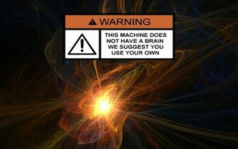 Abstract Funny Warning Wallpaper Entertainment HD