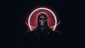 Creepy Cyborg Skull Resolution Wallpaper HD