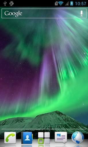 Bigger Northern Lights Live Wallpaper For Android Screenshot