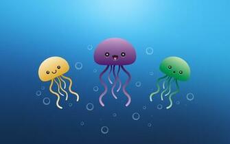 Cartoon The Jellyfish Anime Wallpaper Comics Desktop Background