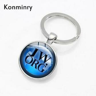 Konminry Stylish Earth Planet Background Jw Key Chains Holder
