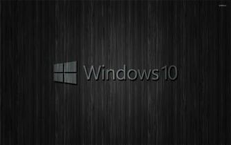Windows Transparent Text Logo On Dark Wood Wallpaper Computer