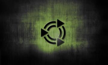 Black Metal Wallpaper With Ubuntu Mate Logo Artwork