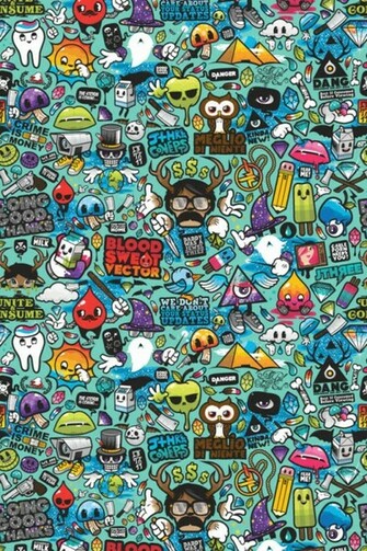 Funky Pattern iPhone Wallpaper HD