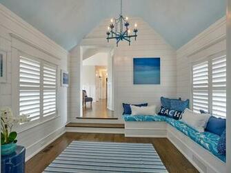 Bonus Room Shiplap Walls Millwork With Slanted