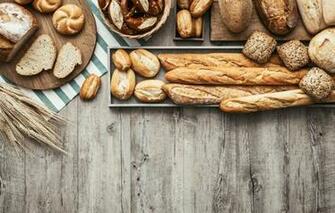 Photo Wallpaper Food Bread Cakes Buns Baguettes Bakery
