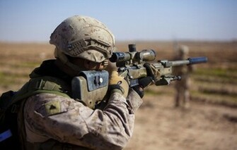 United States Marine Corps Soldiers Weapons Military Wallpaper Car