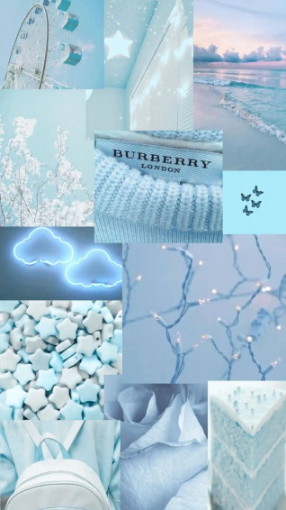 Pastel Blue Aesthetic iPhone Wallpaper