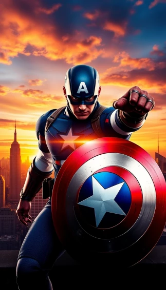 Captain America Mobile Wallpaper