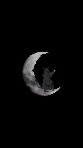Cartoon Moon And Fox Wallpaper iPhone