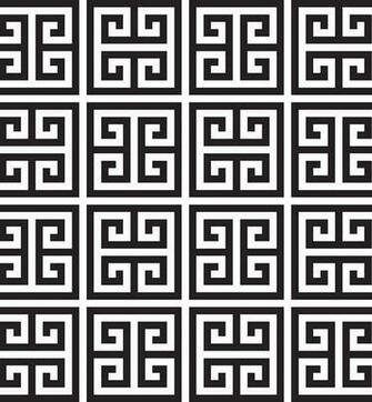 Jonathan Adler Greek Key Wallpaper Graphic Design