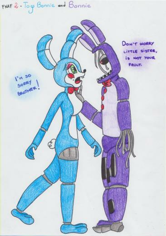 Fnaf Toy Bonnie And By Emilyladyemerald