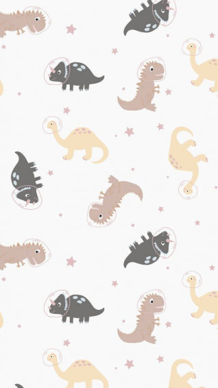 Cartoon Dinosaur Phone Wallpaper