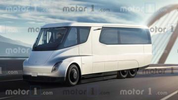 Tesla Semi Rv Render Imagines Amazing Electric Motorhome