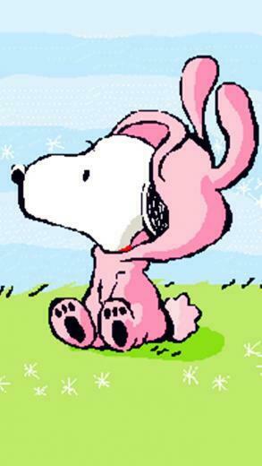 iPhone Wallpaper Snoopy Peanuts Easter And