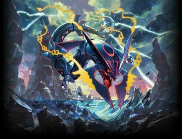 Pokemon Shiny Mega Rayquaza Wallpaper
