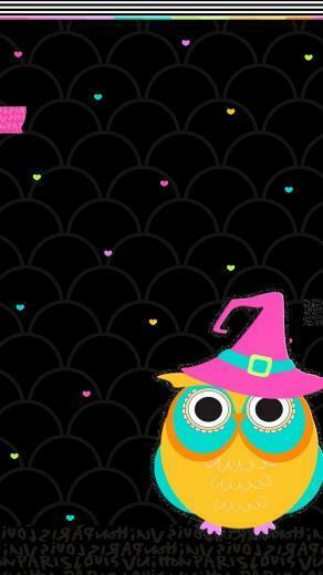 Halloween Owl Wallpaper Stock On Ecopetit Cat