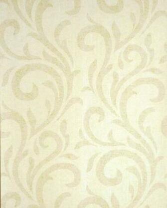 Dante Light Yellow Swirl Modern Wallpaper By Warehouse